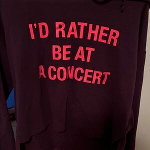 Forever 21 Purple Jacket with Pink Text